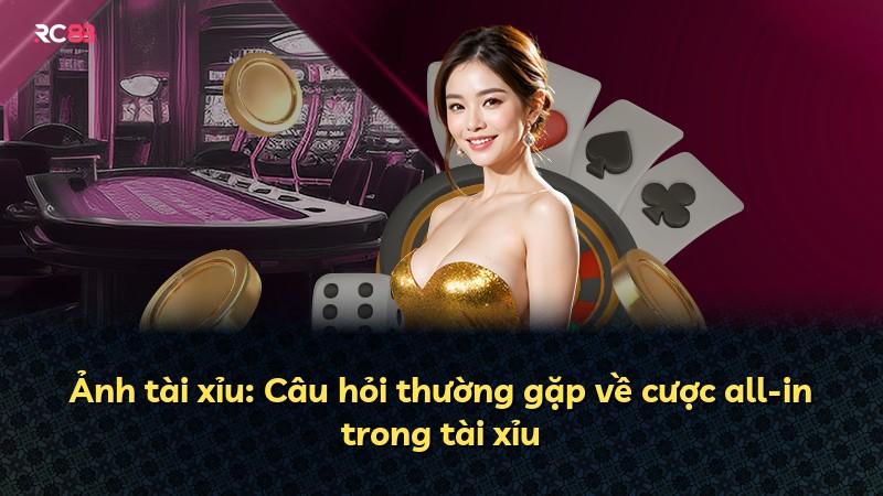 Ảnh tài xỉu: Câu hỏi thường gặp về cược all-in trong tài xỉu